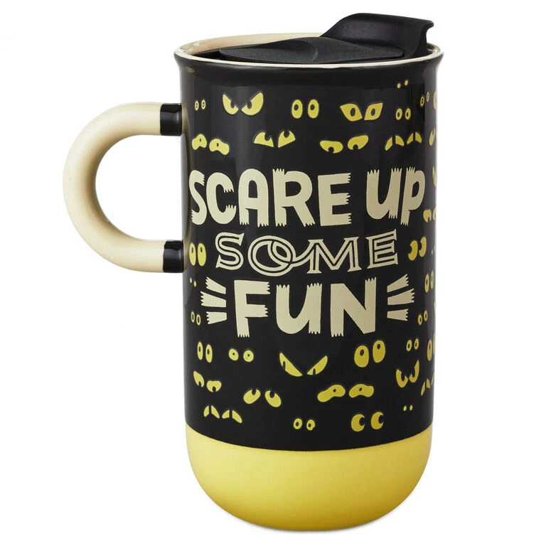 Hallmark Peanuts® Scared Snoopy Color-Changing Halloween Mug, 21 Oz. 2 Hallmark Peanuts® Scared Snoopy Color-Changing Halloween Mug, 21 Oz. - Image 2