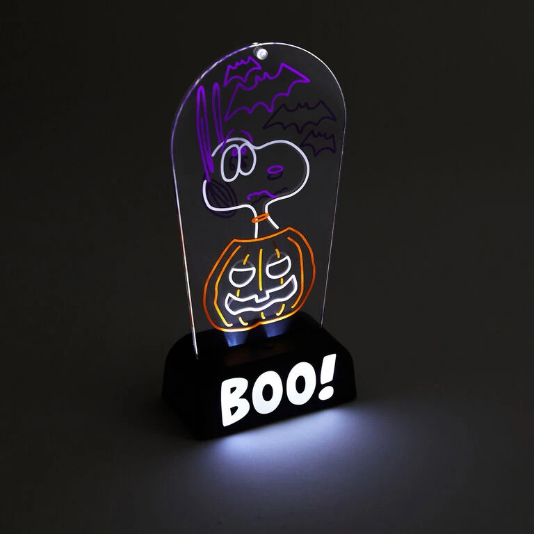 Hallmark Peanuts® Snoopy Boo! Light-Up Sign 2 Hallmark Peanuts® Snoopy Boo! Light-Up Sign - Image 2