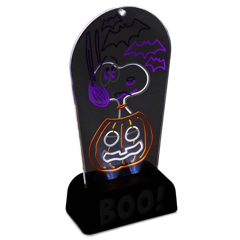 Hallmark Peanuts® Snoopy Boo! Light-Up Sign 3 Hallmark Peanuts® Snoopy Boo! Light-Up Sign - Image 3