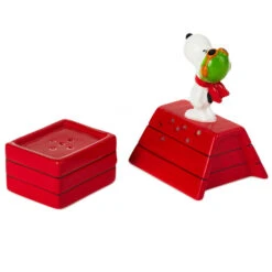 Hallmark Peanuts® Flying Ace Snoopy Stacked Salt And Pepper Shakers, Set Of 2 5 Hallmark Peanuts® Flying Ace Snoopy Stacked Salt And Pepper Shakers, Set Of 2 -Hallmark Peanuts Snoopy Doghouse Salt and Pepper Shakers 1PAJ3529 03