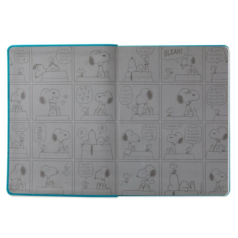 Hallmark Peanuts® Snoopy And Woodstock Faux Leather Notebook 3 Hallmark Peanuts® Snoopy And Woodstock Faux Leather Notebook - Image 3