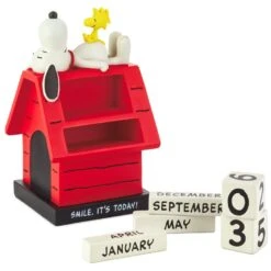 Hallmark Peanuts® Snoopy Smile Perpetual Calendar -Hallmark Peanuts Snoopy on Doghouse Smile Perpetual Calendar 1PAJ2127 03