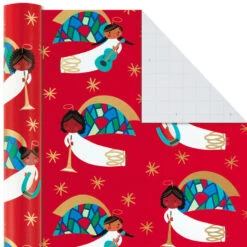 Hallmark Santa Fun 3-Pack Christmas Wrapping Paper Assortment, 120 Sq. Ft. 13 Hallmark Santa Fun 3-Pack Christmas Wrapping Paper Assortment, 120 Sq. Ft. -Hallmark Santa Fun Hallmark Mahogany Christmas Wrapping Paper 5JXW1037 07