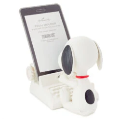 Hallmark Peanuts® Snoopy Cell Phone Holder -Hallmark Snoopy at Typewriter Cell Phone Holder 1PAJ3519 04