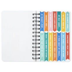Hallmark Write On! Prompted Journal With Stickers 9 Hallmark Write On! Prompted Journal With Stickers -Hallmark Spiral Notebook With 119 Prompt Stickers 3HWJ2111 04