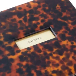 Hallmark Tortoiseshell Guest Book -Hallmark Tortoiseshell Print Guest Book 1EDY3147 04