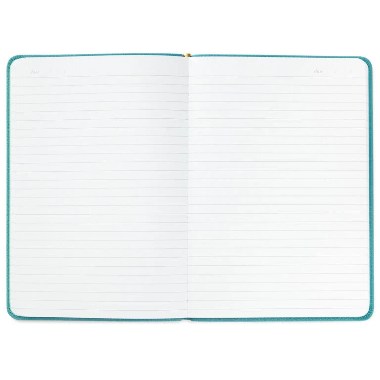Hallmark Turquoise Faux Leather Notebook With Pen 4 Hallmark Turquoise Faux Leather Notebook With Pen - Image 4
