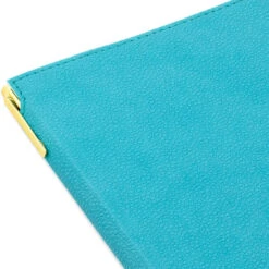 Hallmark Turquoise Faux Leather Notebook With Pen 11 Hallmark Turquoise Faux Leather Notebook With Pen -Hallmark Turquoise Faux Leather Notebook With Pen 1HWJ7041 05