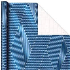 Hallmark Winter Glow 3-Pack Christmas Wrapping Paper Assortment, 80 Sq. Ft. -Hallmark Winter Glow Christmas Wrapping Paper Assortment 5JXW1060 06