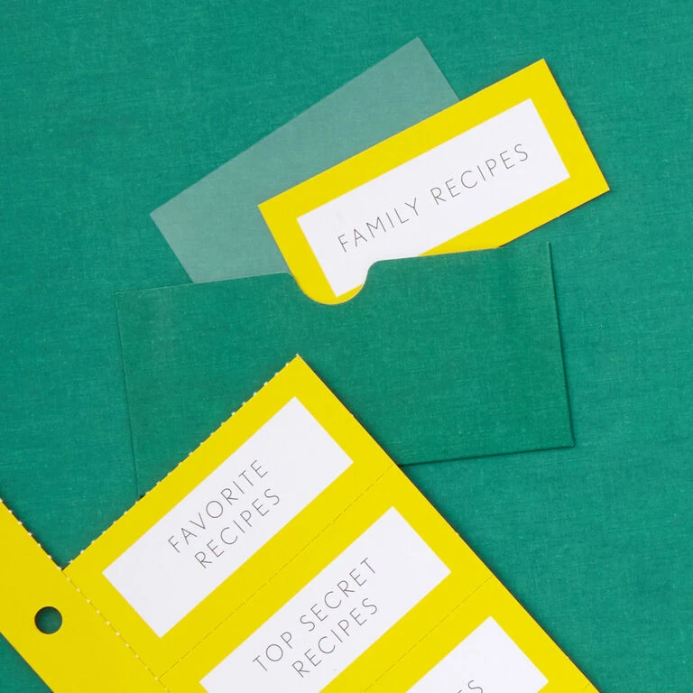 Hallmark Bright Citrus Customizable Recipe Organizer Book 4 Hallmark Bright Citrus Customizable Recipe Organizer Book - Image 4